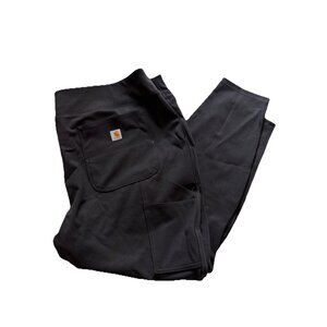 Carhartt Black Plus 3X Pull On Pants Carpenter Force New